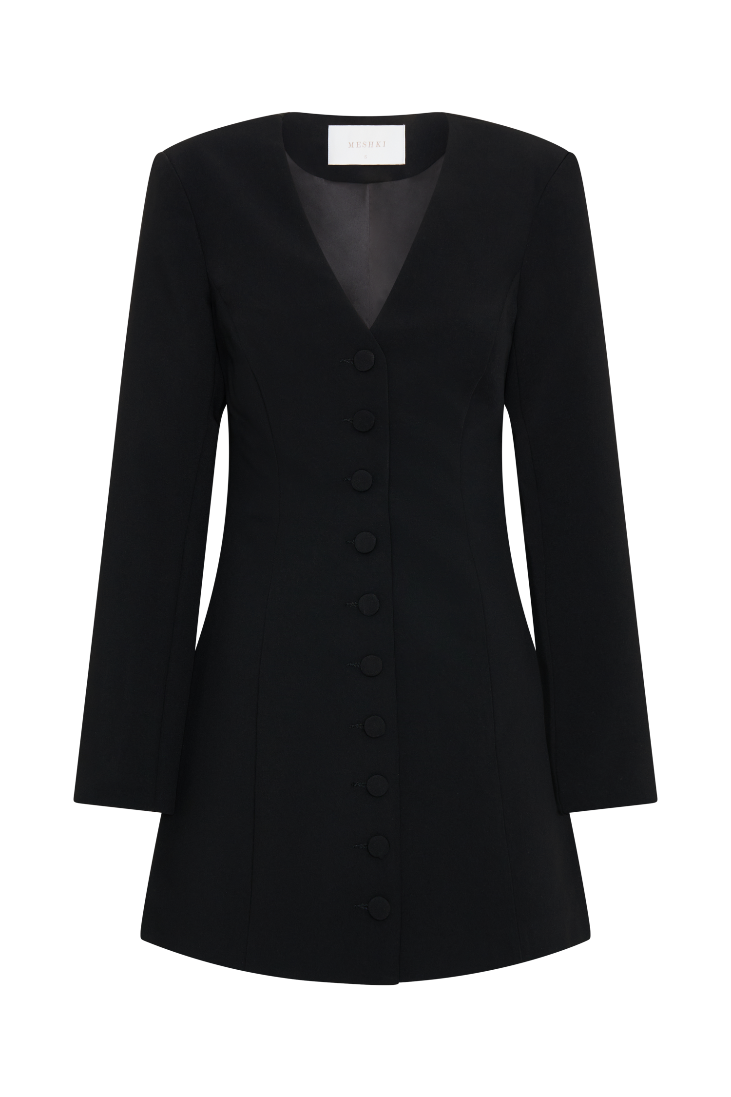 Hurley Long Sleeve Blazer Mini Dress - Black
